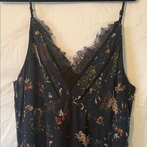 Chelsea28 Navy Floral Maxi Dress
